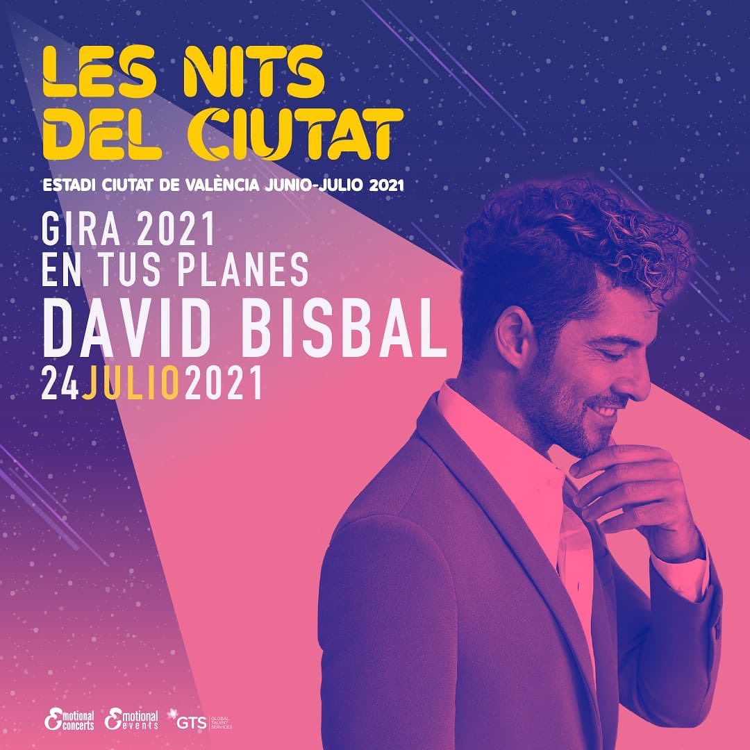 Concierto de DAVID BISBAL en el estadio Ciutat de València