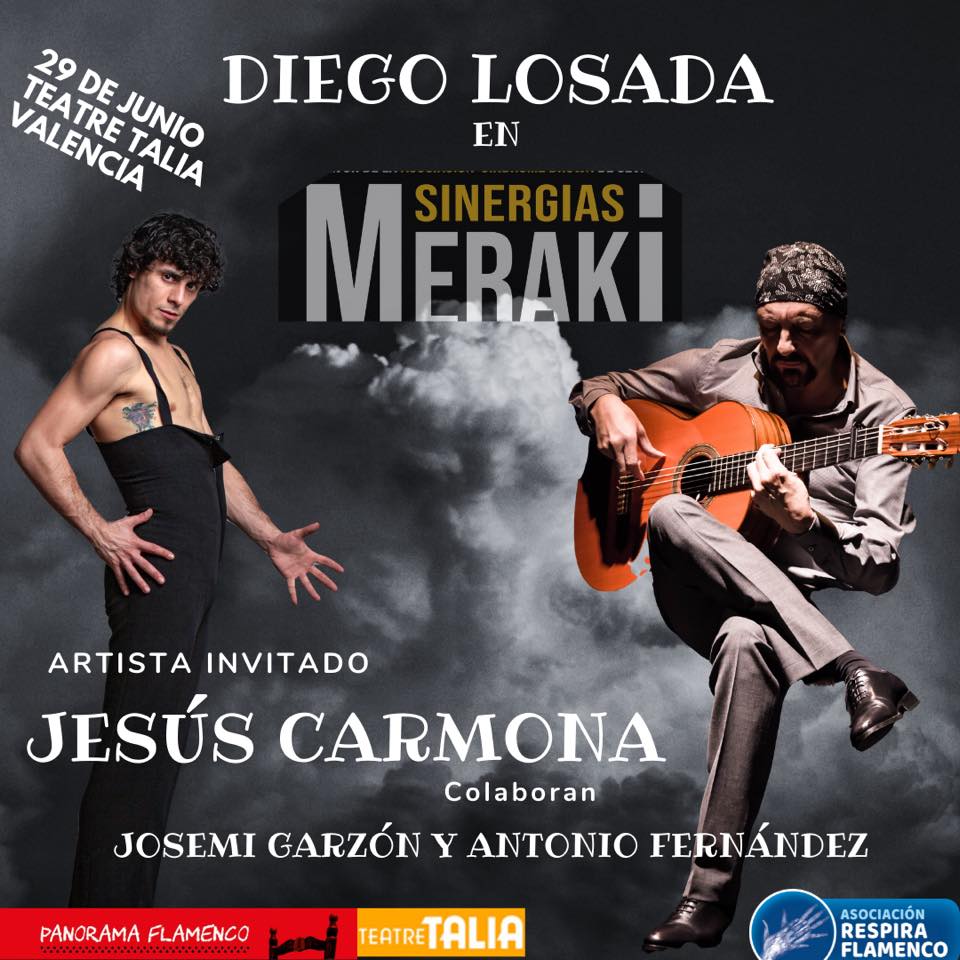 Diego Losada presenta MERAKI  SINERGIAS con Jesús Carmona como artista invitado