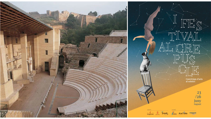 El Teatre Romà de Sagunt acoge el primer Festival al crepuscle, programado durante el solsticio de verano