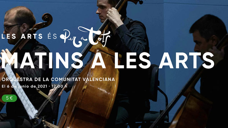 La Orquestra de la Comunitat Valenciana clausura ‘Matins a Les Arts’ con obras de Bizet, Gershwin, Parker y Piazzolla