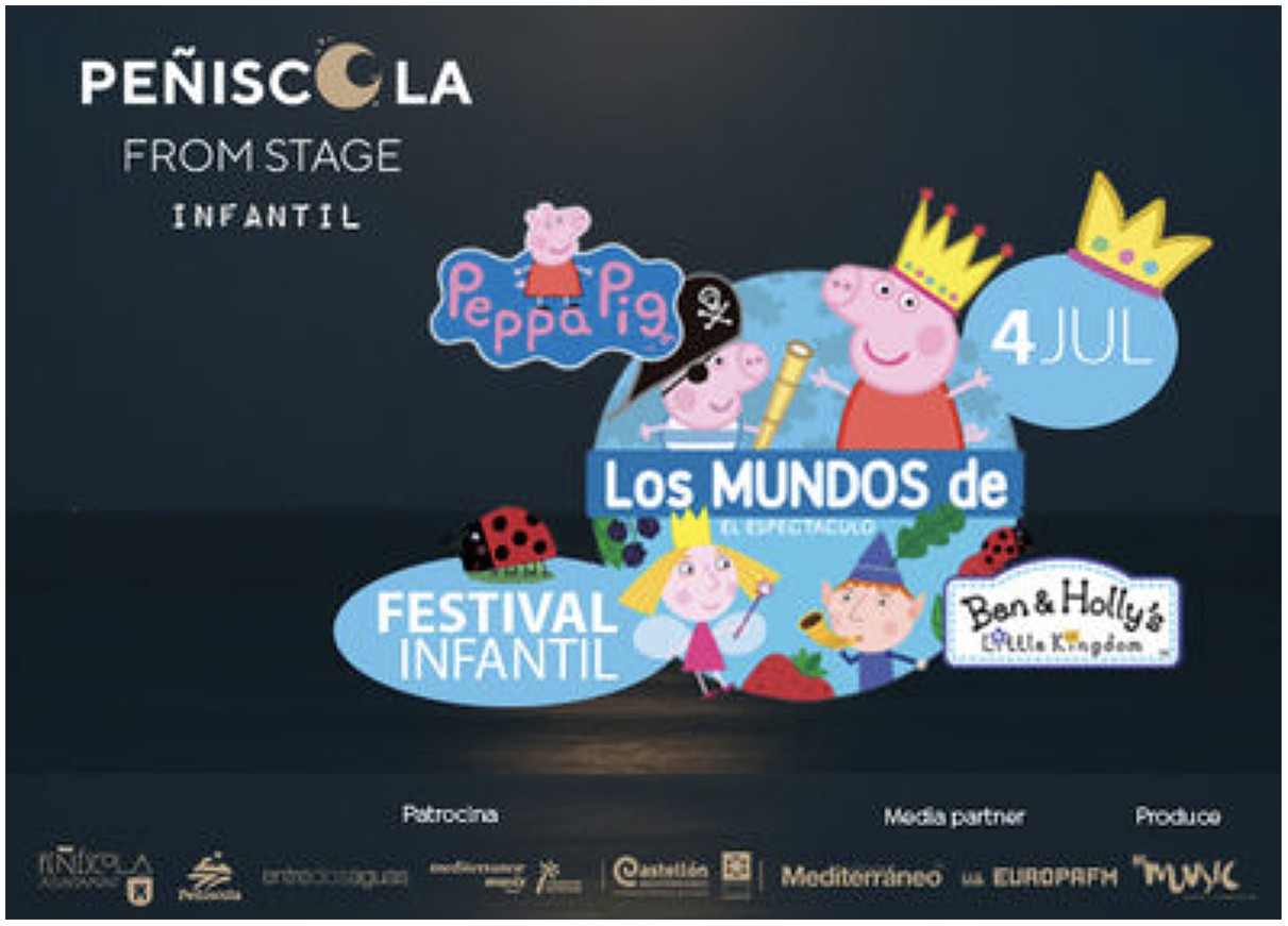 Peppa Pig y Ben & Holly en Peñíscola From Stage