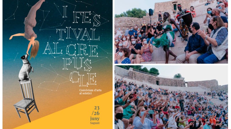 La primera edición del Festival al Crepuscle reunió a 700 espectadores en el Teatro Romano de Sagunto