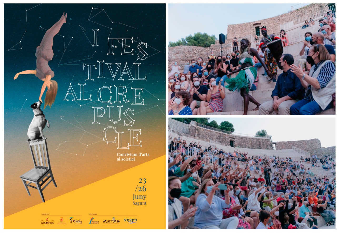 La primera edición del Festival al Crepuscle reunió a 700 espectadores en el Teatro Romano de Sagunto