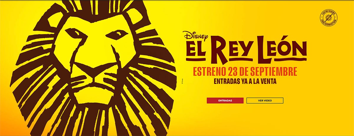 “El Rey León” regresa a la Gran Vía en septiembre