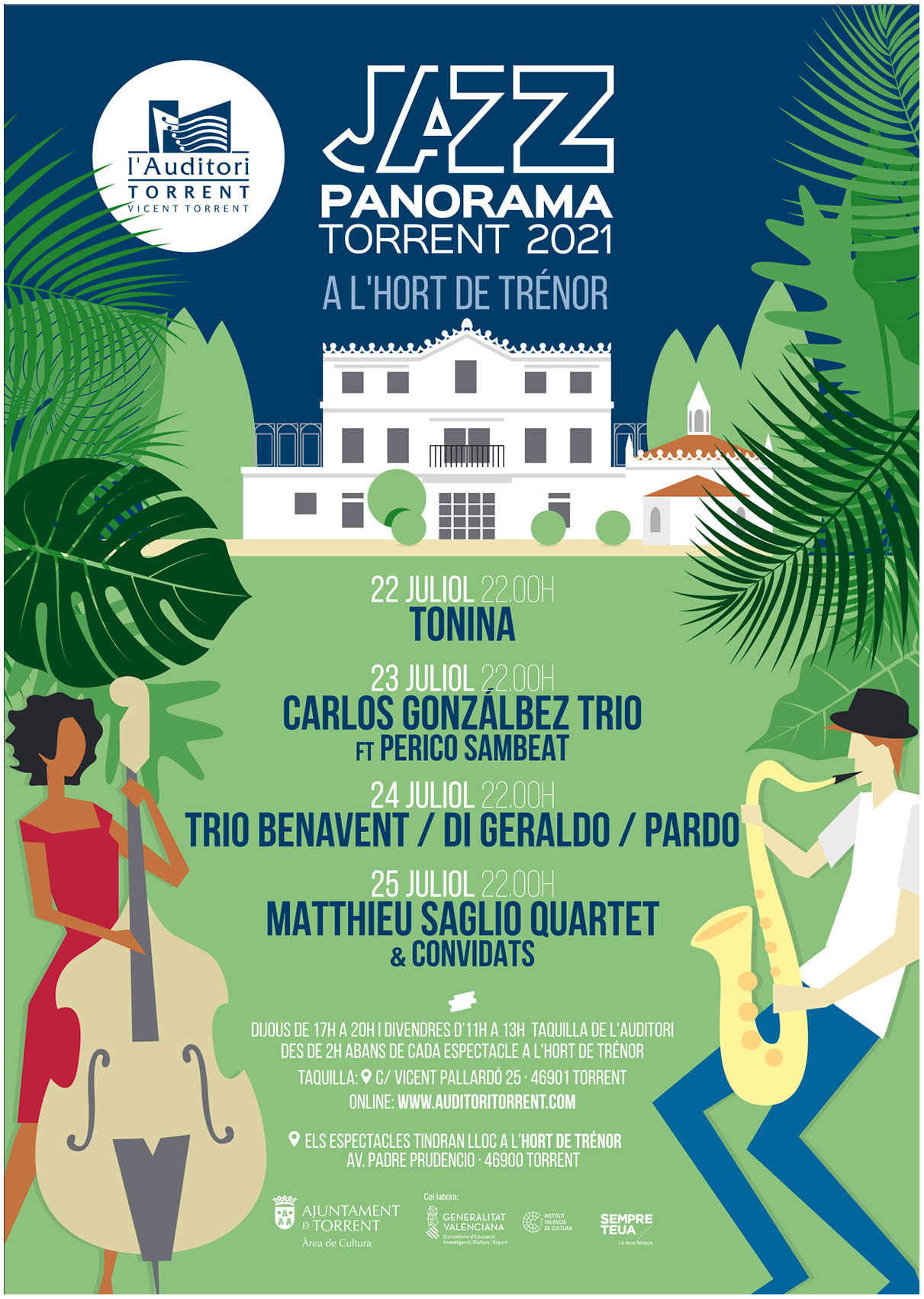 EL FESTIVAL JAZZ PANORAMA CELEBRA UNA NUEVA EDICIÓN EN LOS JARDINES DE L’HORT DE TRÉNOR