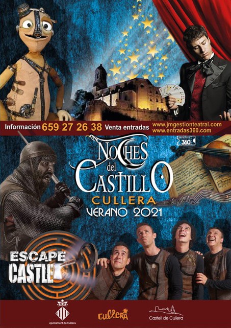 LAS “NOCHES DEL CASTILLO” REGRESAN A CULLERA CON UNA AMPLIA Y VARIADA PROGRAMACIÓN