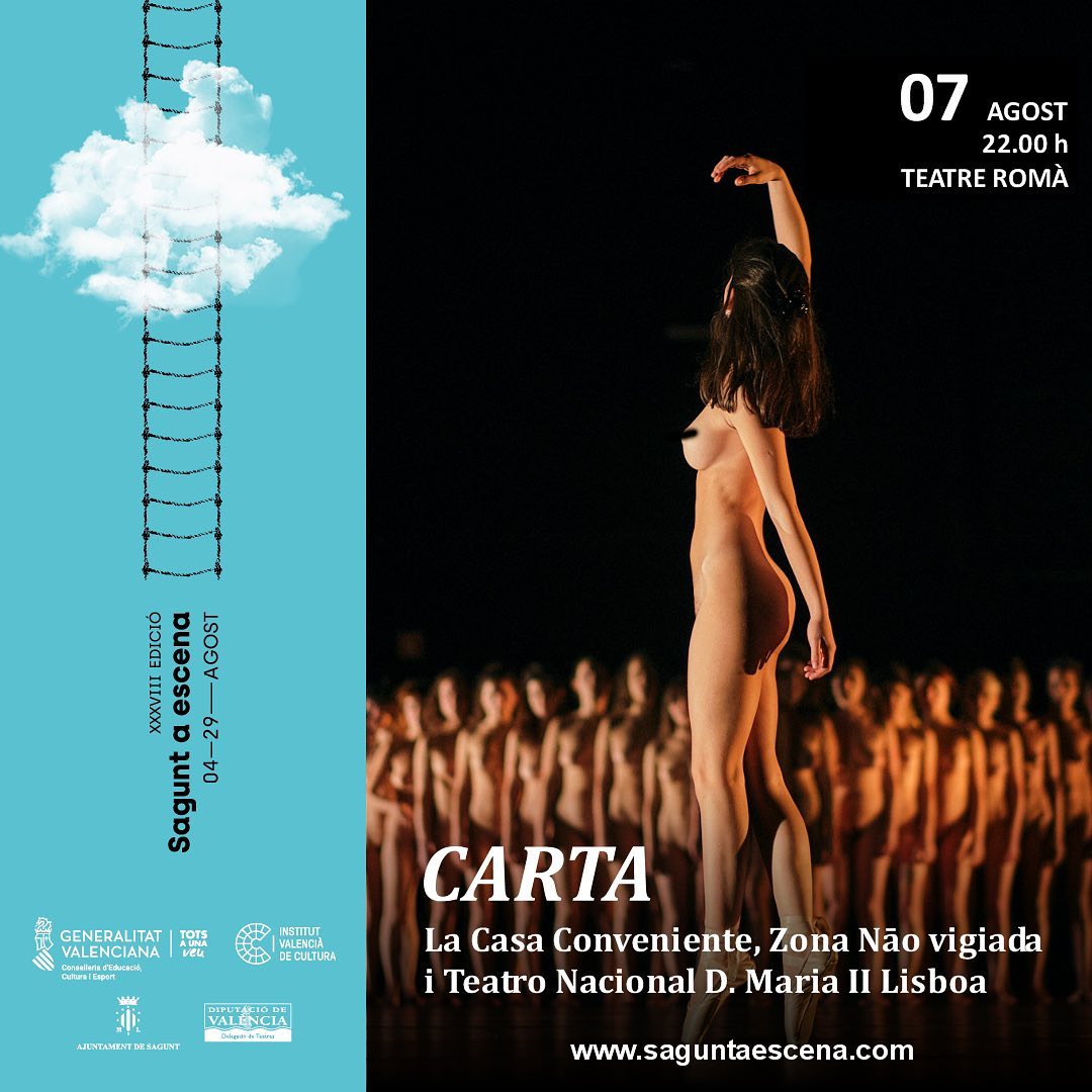 ‘Carta’ de la coreógrafa portuguesa Mónica Calle llega al Teatro Romano de Sagunto