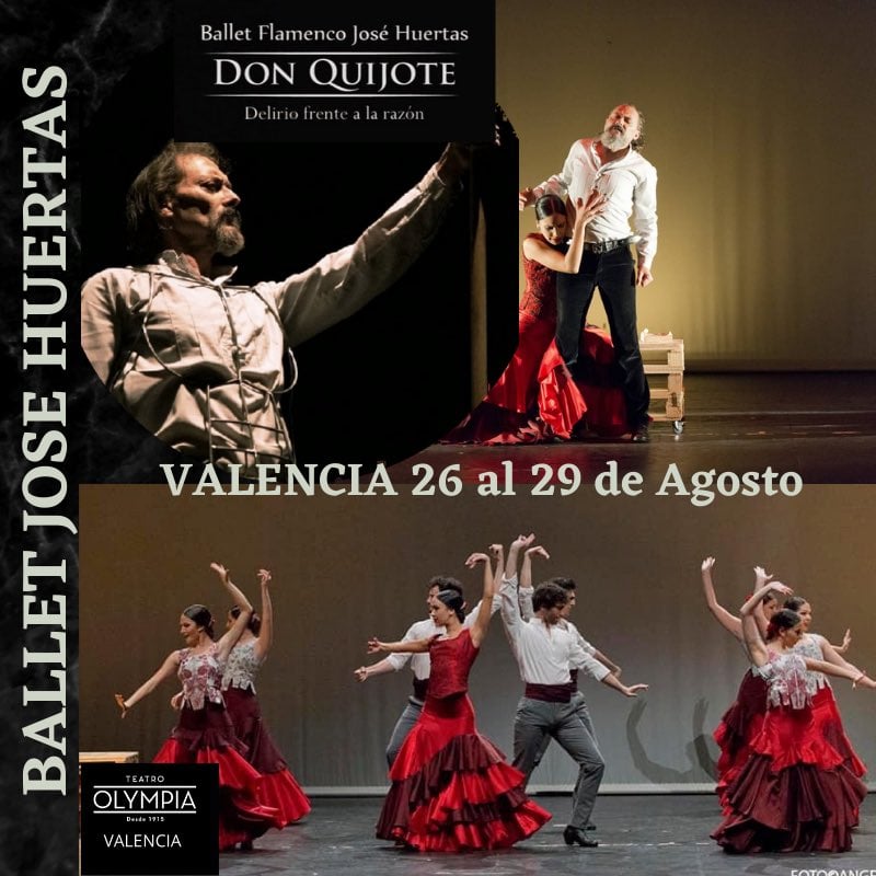 El Ballet Flamenco José Huertas presenta ‘Don Quijote’ en el Teatro Olympia
