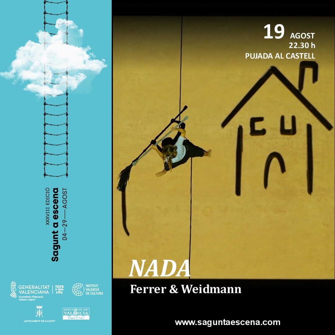 El teatro aéreo llega al Off Romà con ‘Nada’ de la compañía Herrero & Weidmann