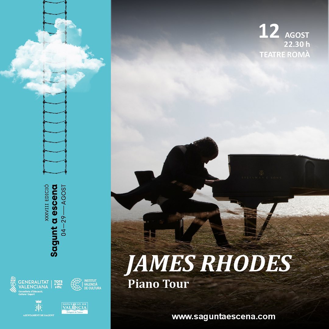 El pianista James Rhodes lleva su música a Sagunt a Escena