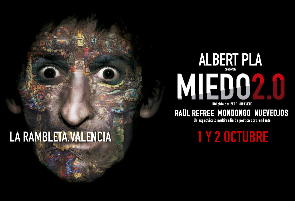 Albert Pla sube al escenario de La Rambleta con “Miedo 2.0”