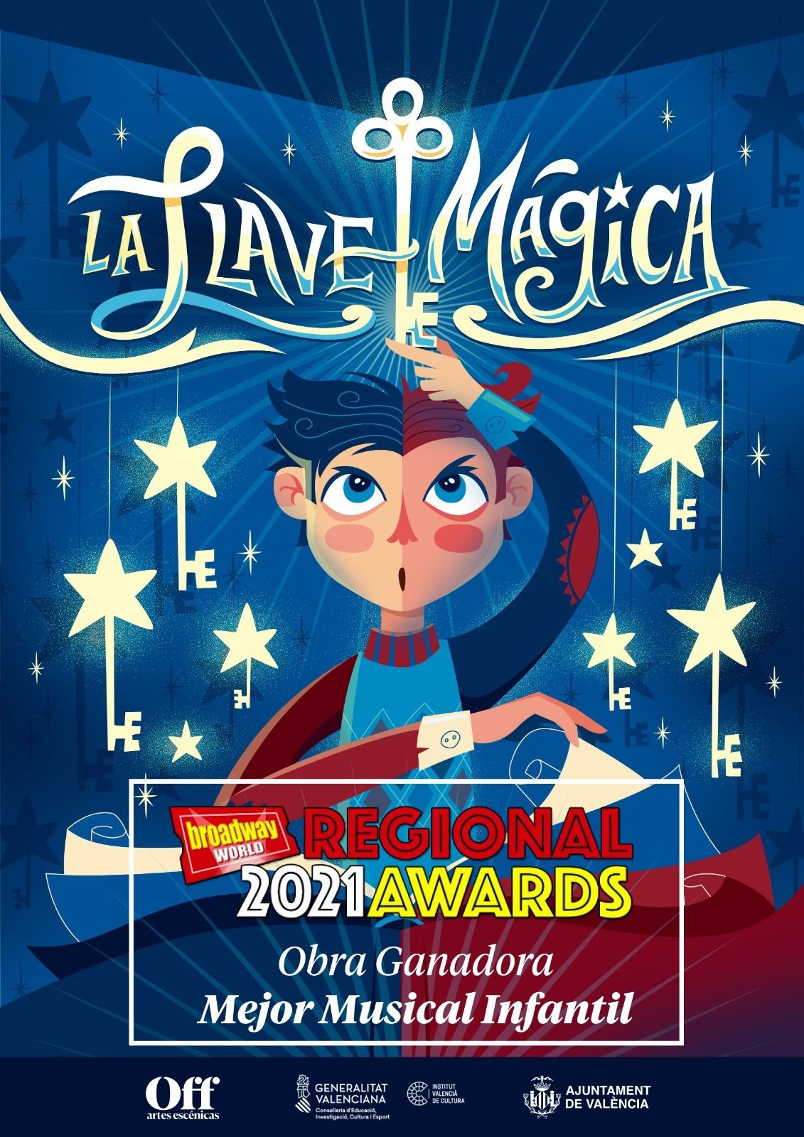 La Llave Mágica recibe el premio a “mejor musical infantil” en los 2021 Regional Awards de Broadway World Spain