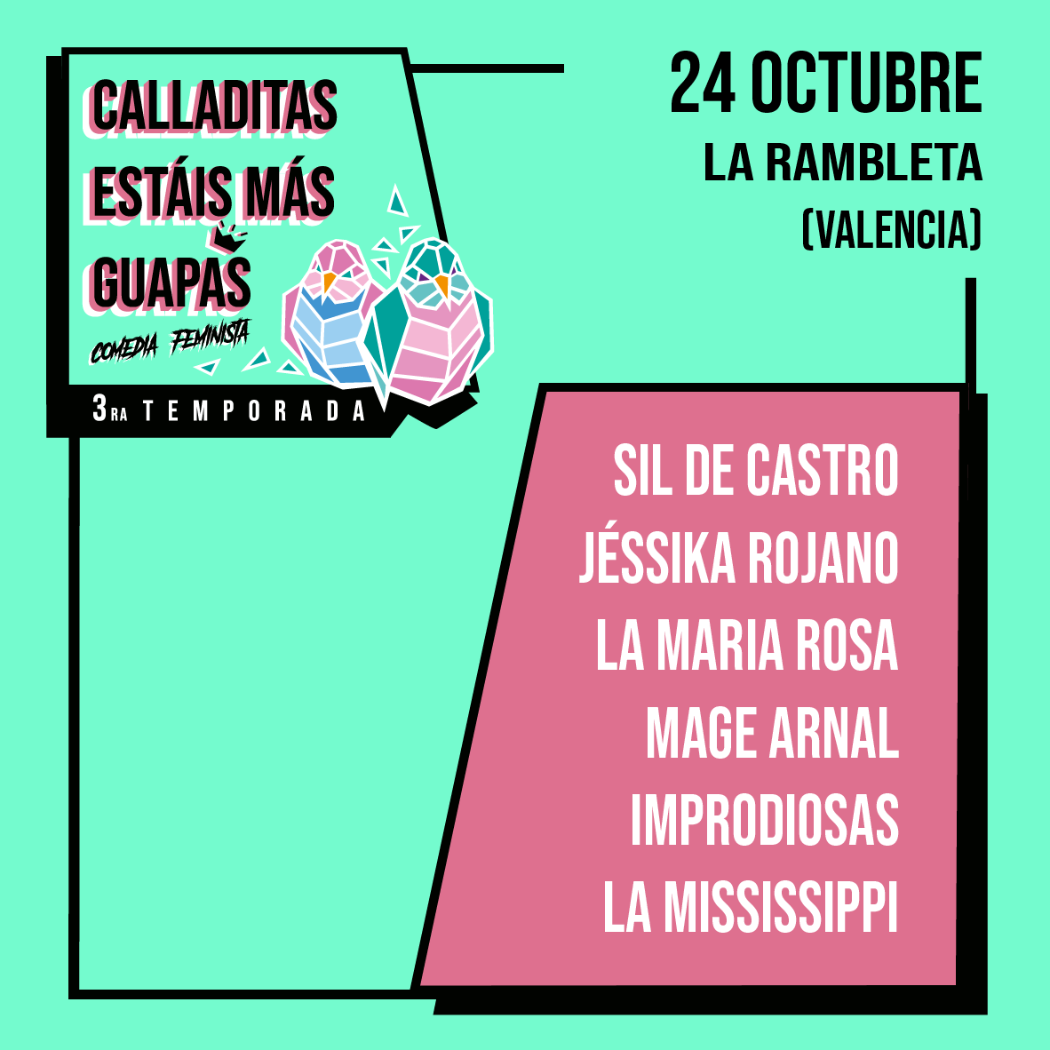 “CALLADITAS ESTÁIS MÁS GUAPAS” en La Rambleta