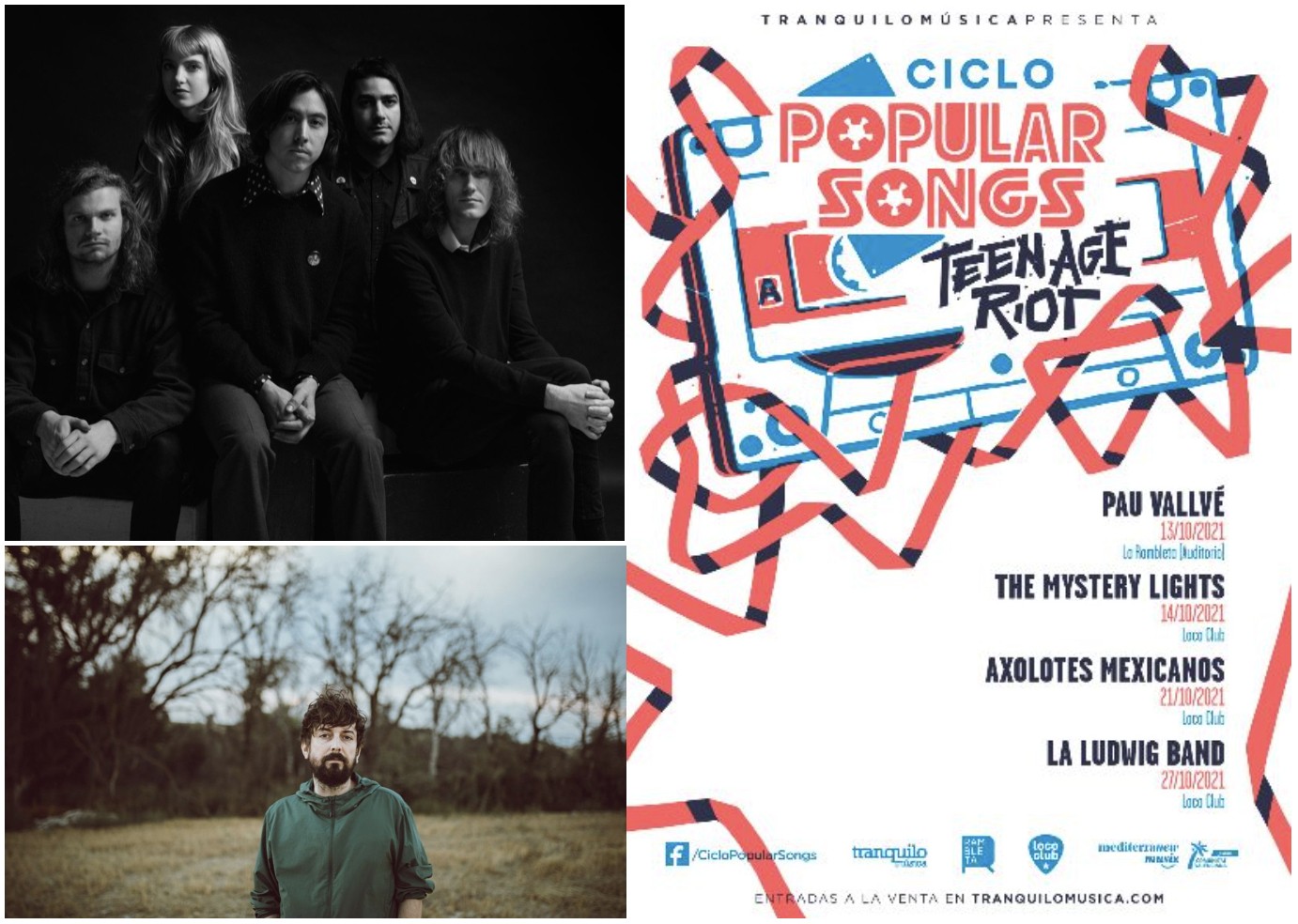 El pop introspectivo de Pau Vallvé y el torbellino escénico de The Mystery Lights inauguran el IV Ciclo Popular Songs