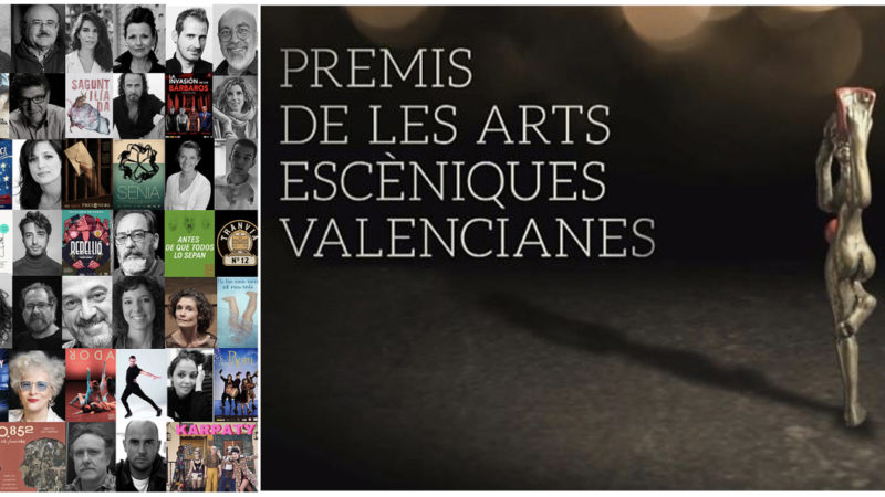 54 nominados para 18 categorías en los Premios de las Artes Escénicas Valencianas de este año