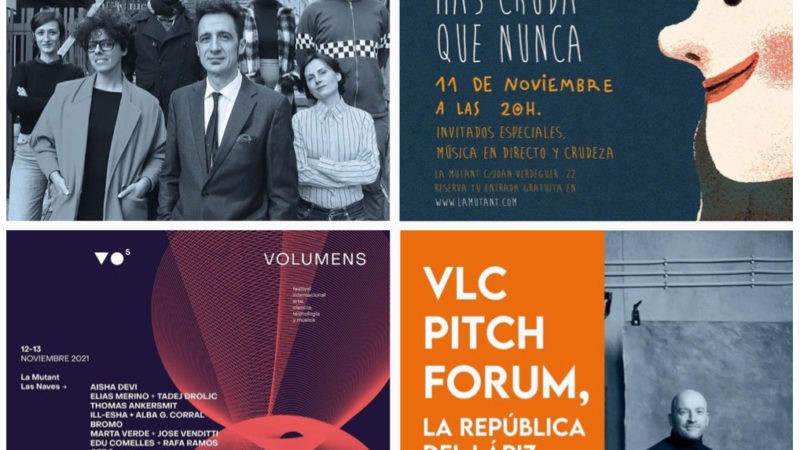 LA SEMANA DE LOS FESTIVALES EN LA MUTANT: CUATRO DÍAS VERTIGINOSOS CON LA CABINA, VOLUMENS Y VLC PITCH FORUM