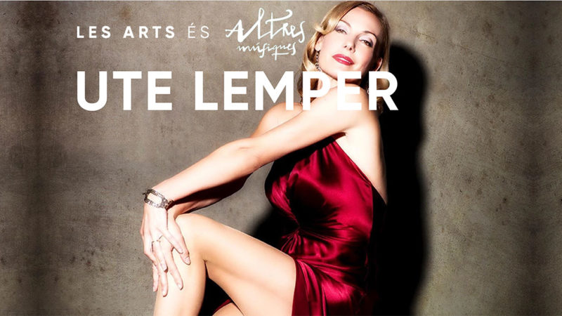 Ute Lemper recupera en Les Arts la esencia del cabaret berlinés con ‘Rendezvous with Marlene’