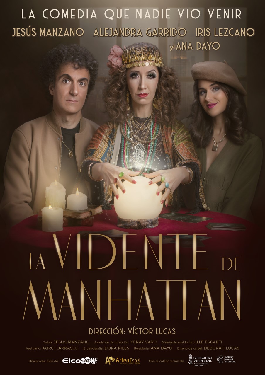 La nueva comedia de Jesús Manzano “La vidente de Manhattan” se estrena en Artea Espai