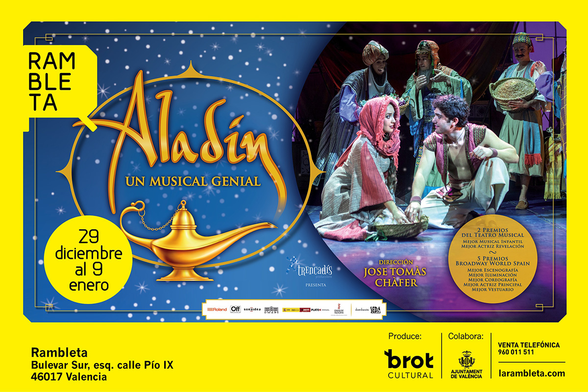 ‘Aladín, un musical genial’ – La Rambleta