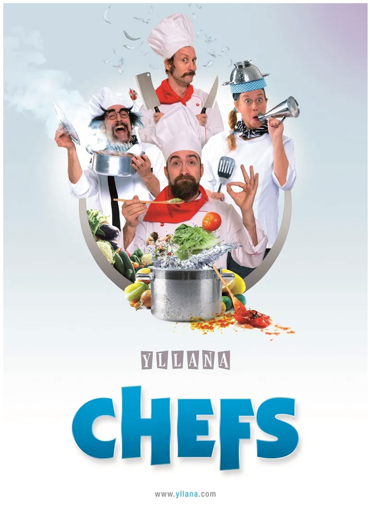 Yllana llega a Rambleta con su brillante comedia ‘Chefs’