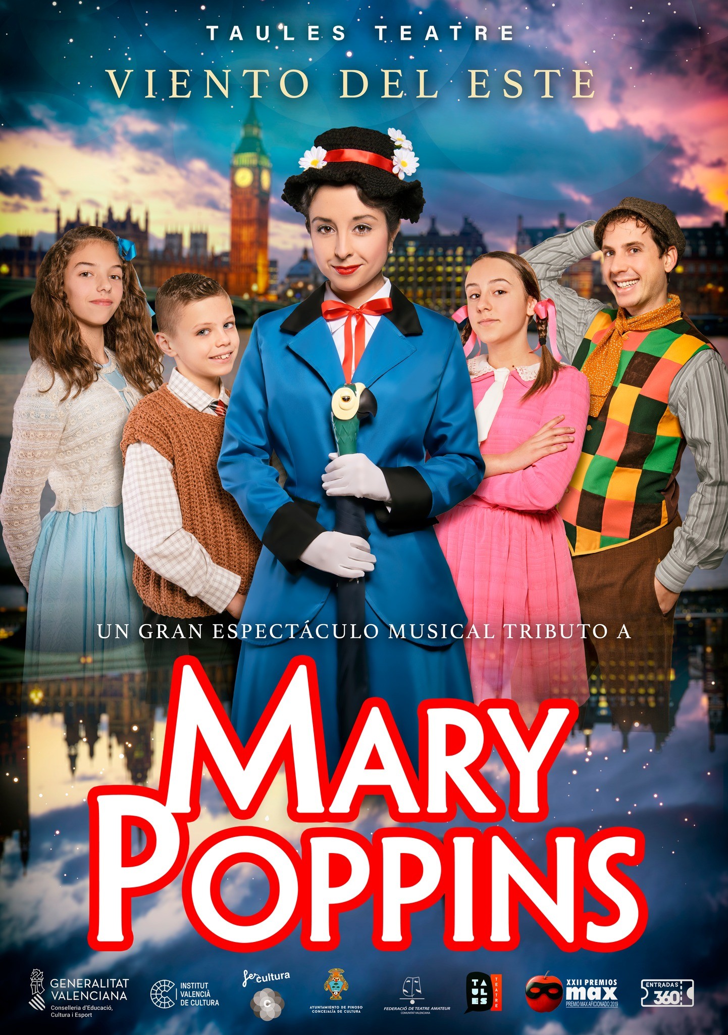 LA MAGÍA Y LA DIVERSIÓN LLEGAN ESTAS FIESTAS DE LA MANO DE MARY POPPINS