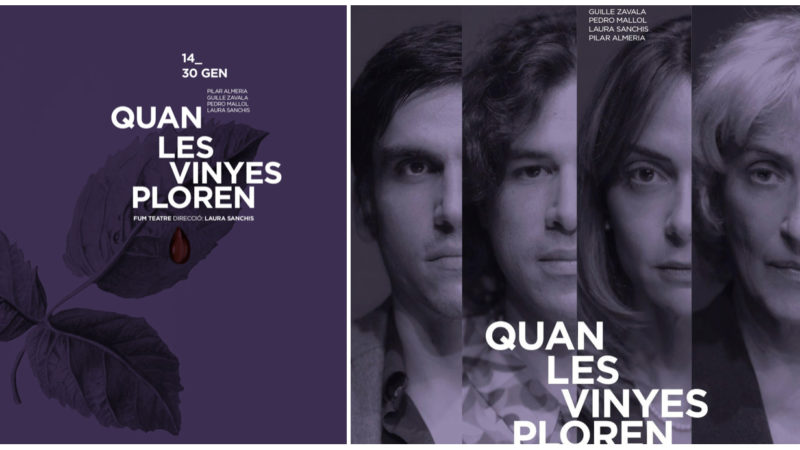 Fum Teatre aborda los conflictos familiar pendientes de ser resueltos con ‘Quan les vinyes ploren’