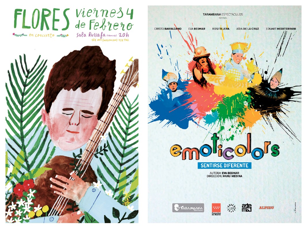 ESTA SEMANA EN SALA RUSSAFA: FLORES PRESENTA EN CONCIERTO EL DISCO ‘GLORIA’ Y, EN LA PROGRAMACIÓN FAMILIAR, LA COMEDIA MUSICAL ‘EMOTICOLORS’