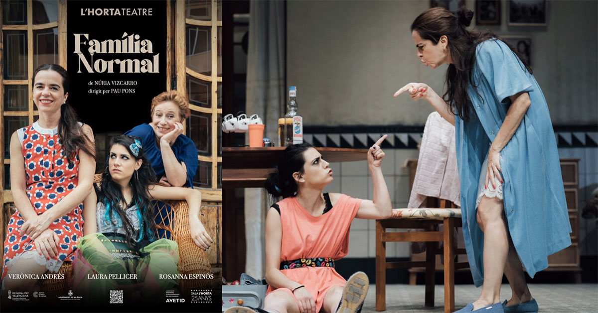 La herencia de una casa de pueblo y 48 horas frenéticas en ‘Família Normal’, una comedia de L’Horta Teatre