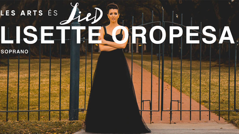 Lisette Oropesa debuta en Les Arts con obras de Bizet, Fauré, Falla, Rodrigo, Schumann y Schubert