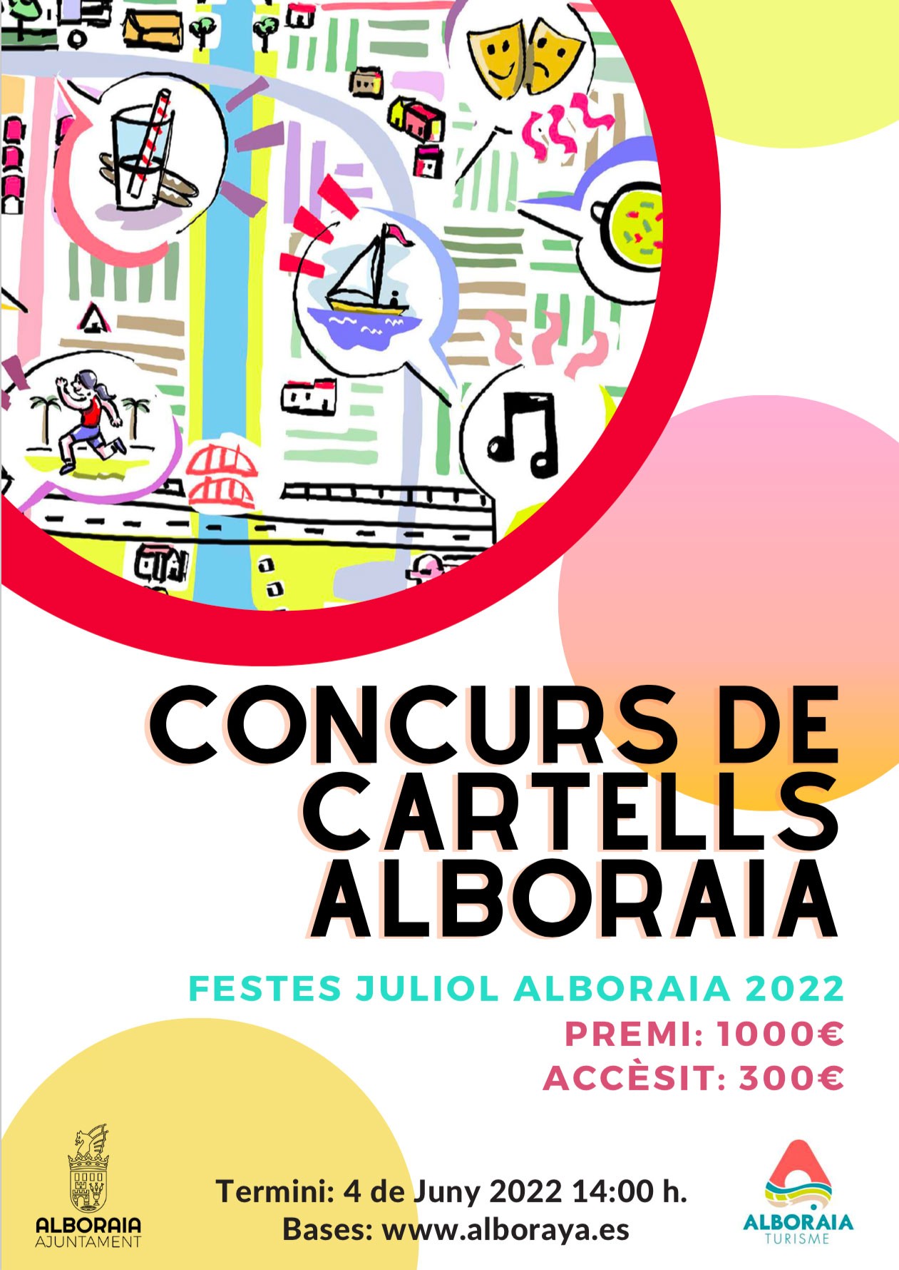 El   Ayuntamiento   de   Alboraya   convoca   el concurso de carteles para las Actividades Julio 2022