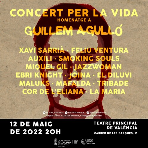 El Principal de Valencia acoge el primer ‘Concert per la vida’, en homenaje a Guillem Agulló