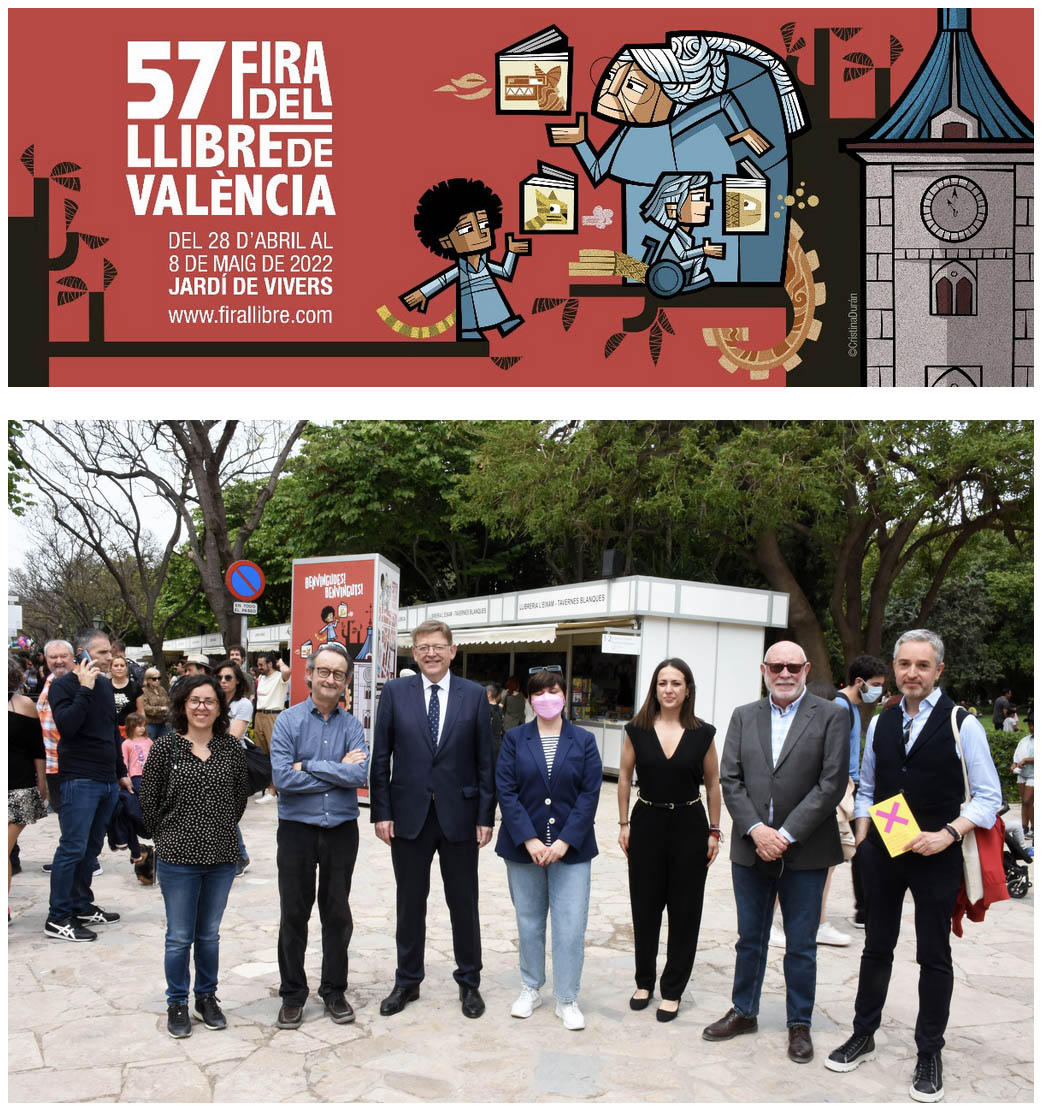 Ximo Puig visita la 57 Fira del Llibre de València