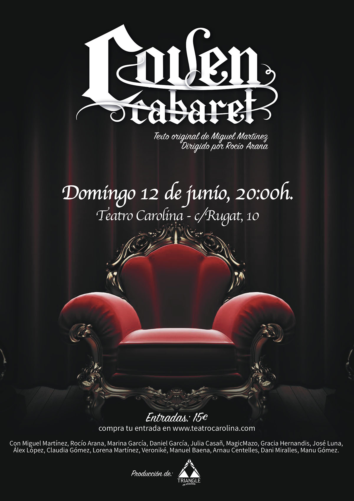 “Coven Cabaret” – Teatro Carolina