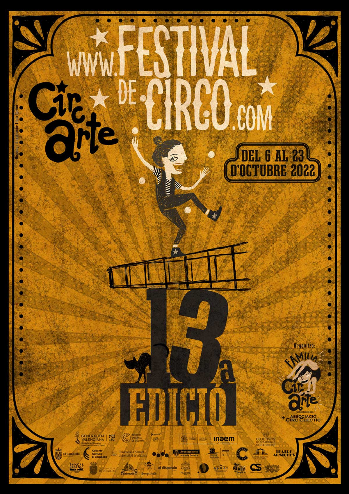 Circarte adelanta su inicio y presenta cartel de la 13ª edición