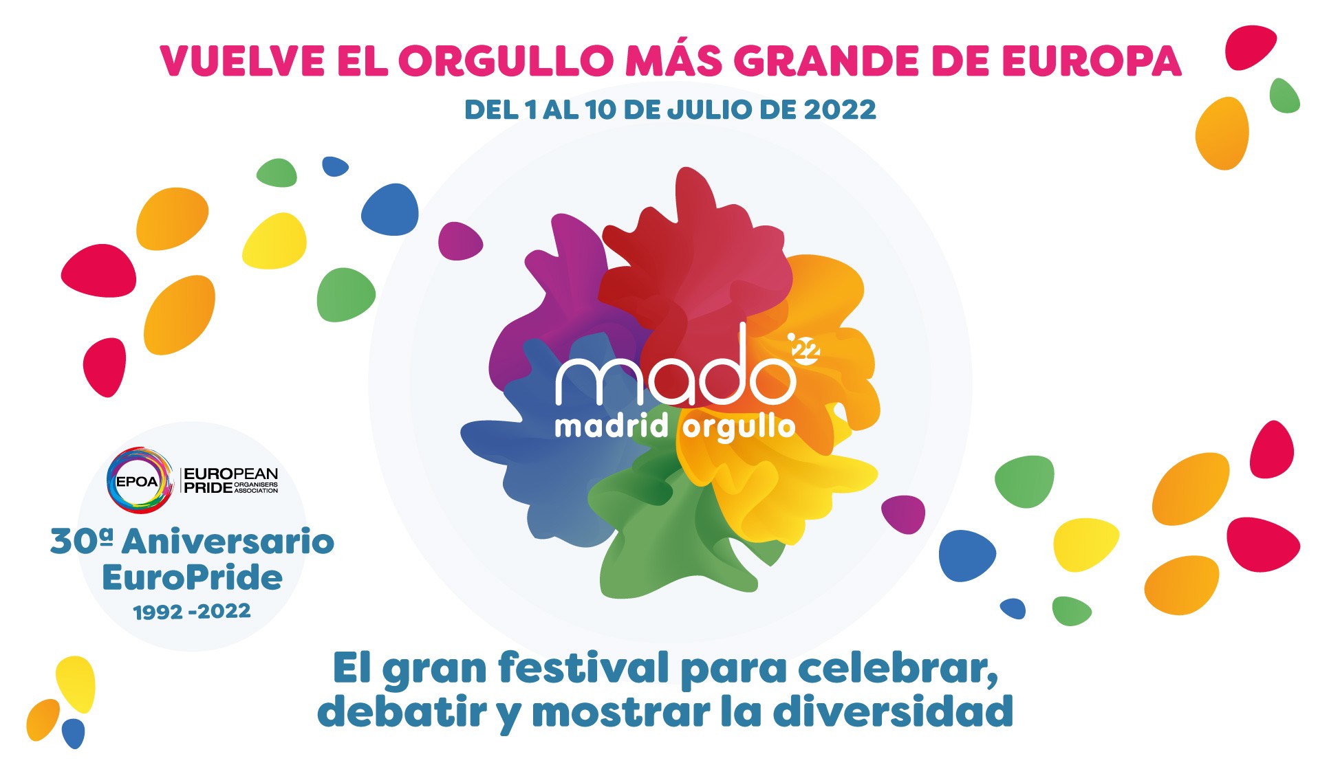 AYER SE PRESENTÓ LA PROGRAMACIÓN OFICIAL DE MADO MADRID ORGULLO 2022