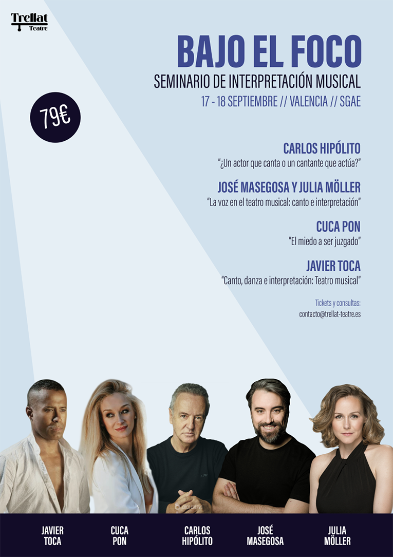 Llega a Valencia ‘Bajo el foco’, un seminario de interpretación musical con los mejores profesionales del sector