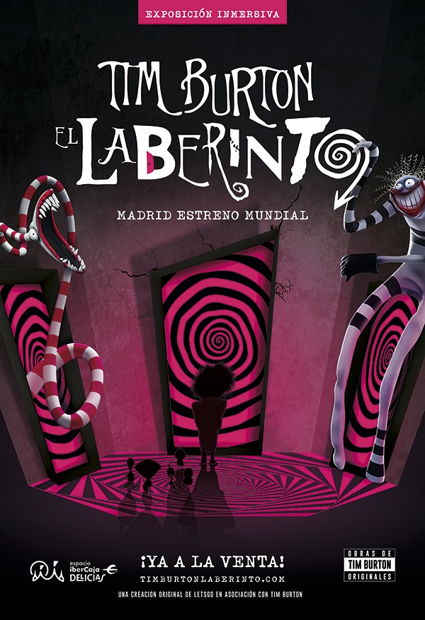 TIM BURTON, EL LABERINTO, la experiencia inmersiva. Estreno mundial