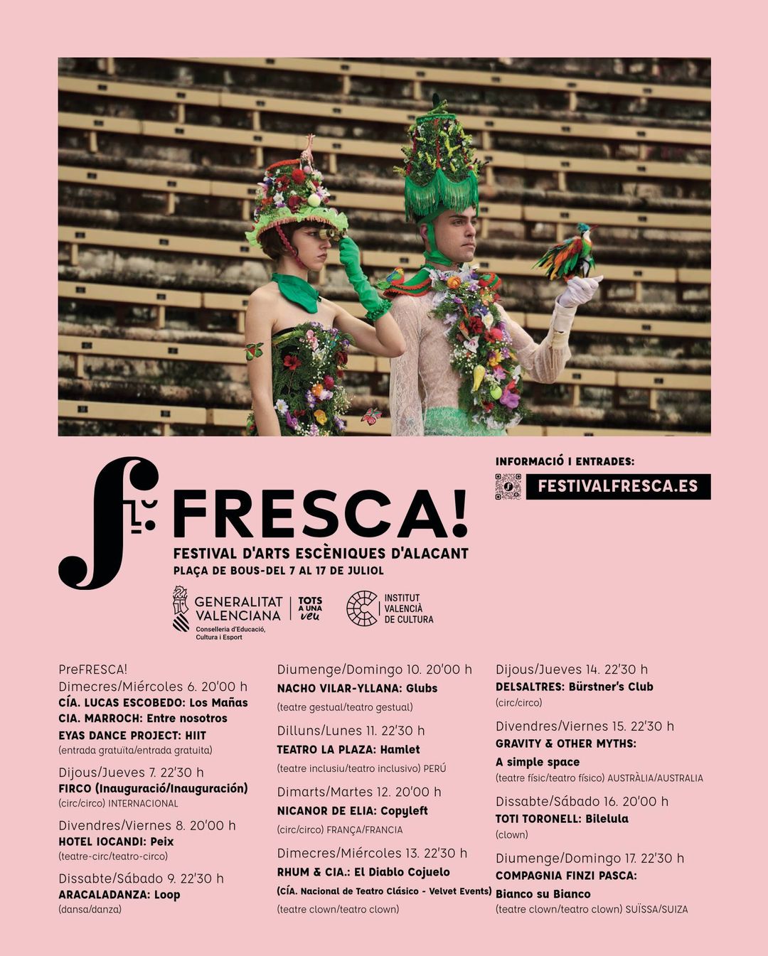 Vuelve a Alicante el Festival FRESCA!