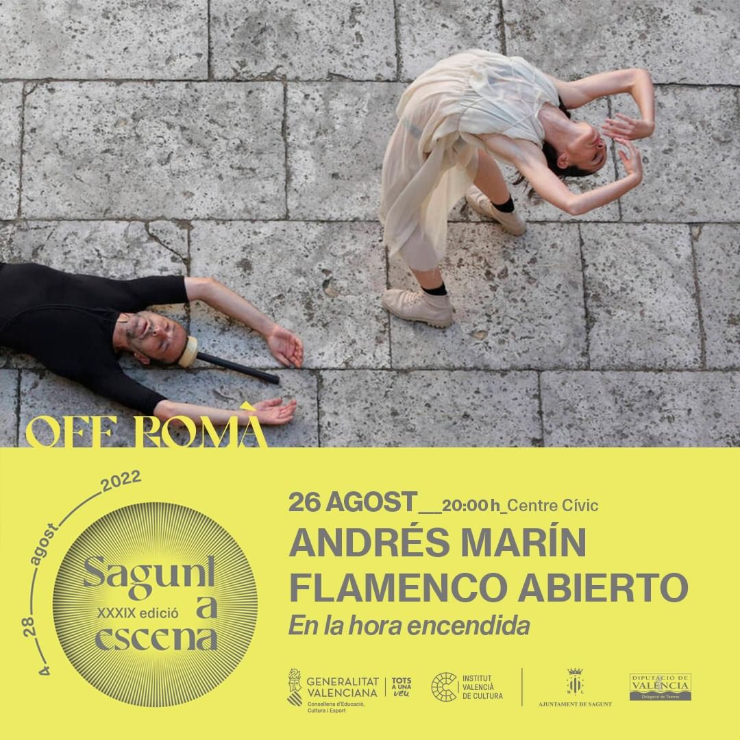 Andrés Marín acerca su versión flamenca de ‘La siesta del fauno’, de Nijinsky, a Puerto de Sagunto