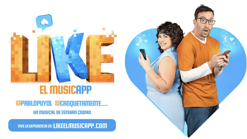 Pablo Puyol protagoniza “LIKE, EL MUSICAPP” – Teatro Flumen