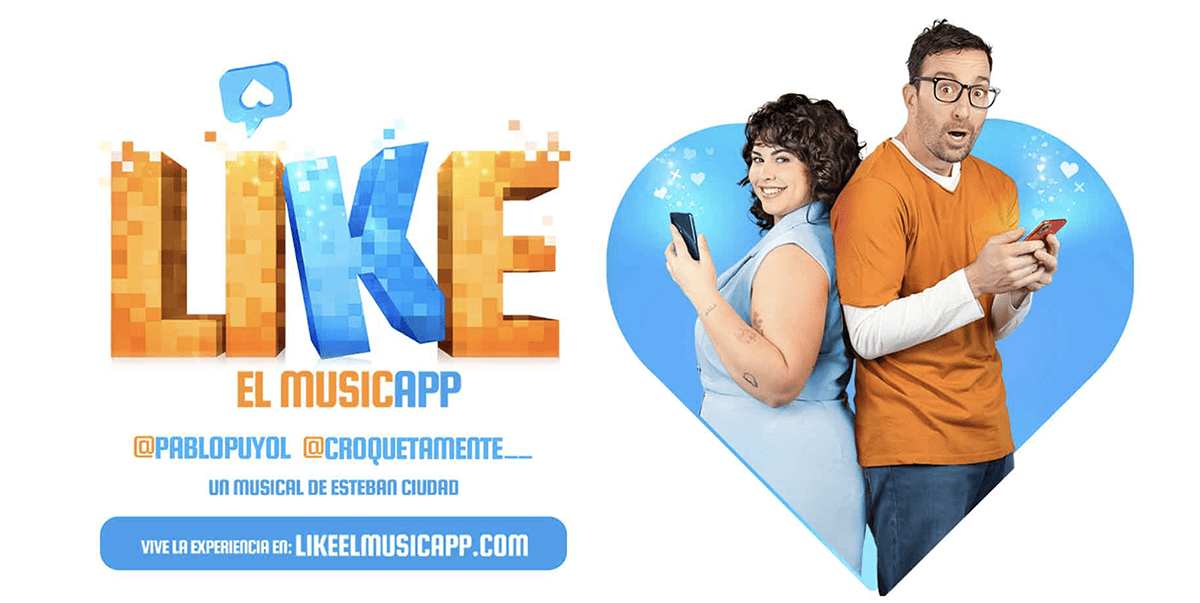 Pablo Puyol protagoniza “LIKE, EL MUSICAPP” – Teatro Flumen