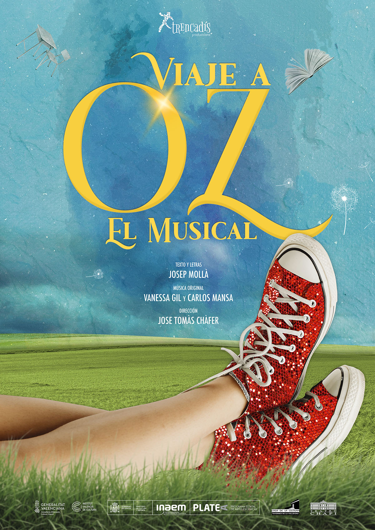 TRENCADÍS PRODUCCIONS ESTRENA “VIAJE A OZ, EL MUSICAL” EN EL TEATRO CHAPÍ DE VILLENA