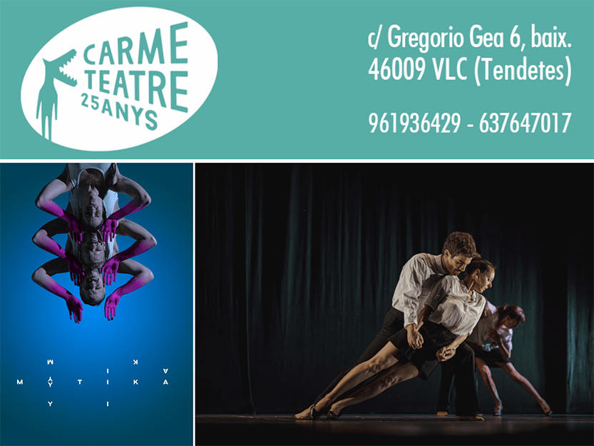Carme Teatre afirma su compromiso con la danza contemporánea con su V Cicle CARME’n’DANSA