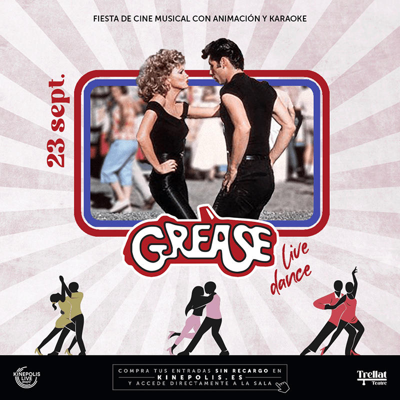 Llega a Kinépolis Valencia ‘Live Dance’, una oportunidad única de disfrutar de la película Grease con bailes en directo