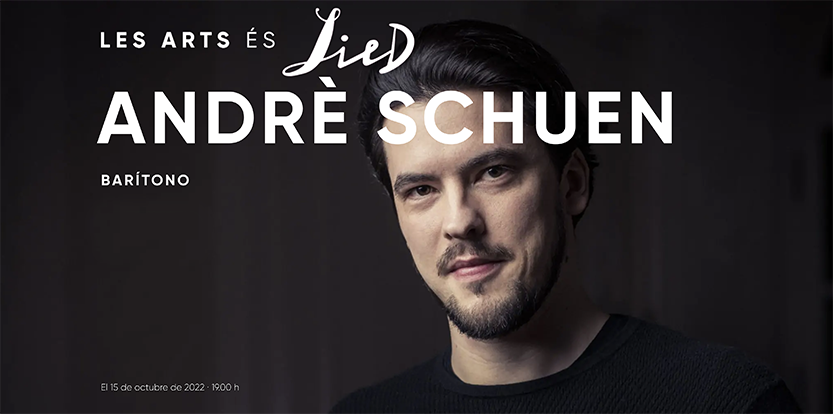 Andrè Schuen, la nueva estrella del ‘lied’, debuta en Les Arts junto con la Orquestra de la Comunitat Valenciana
