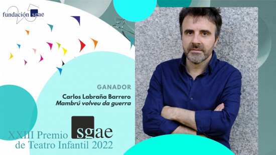 Carlos Labraña gana el XXIII Premio SGAE de Teatro Infantil 2022