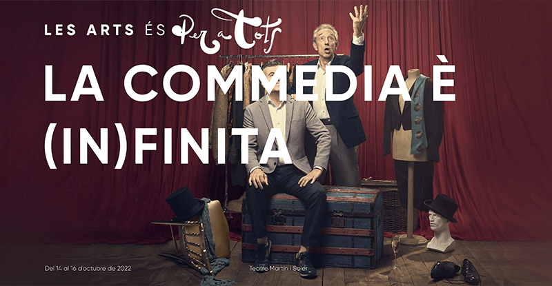 Les Arts presenta ‘La commedia è (in)finita’, un hilarante diálogo entre Carlos Chausson y Ramon Gener sobre la vida con la música como protagonista