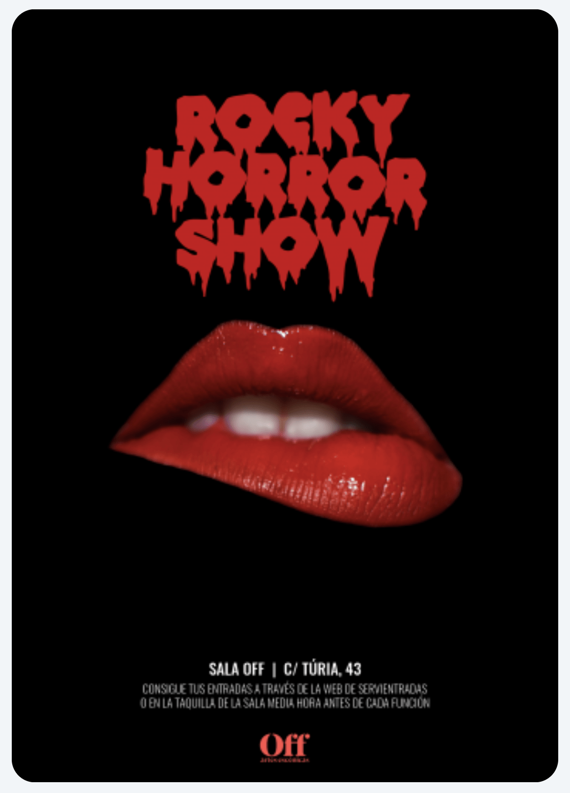 Rocky Horror Show saca el lado salvaje de la Sala Off durante la semana de Halloween