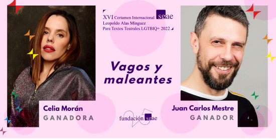 Juan Carlos Mestre y Celia Morán ganan el XVI Premio LAM de Teatro SGAE 2022