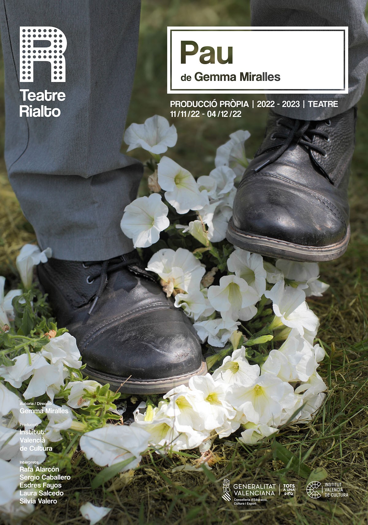 El Institut Valencià de Cultura lleva al Teatre Rialto su nueva producción ‘Pau’
